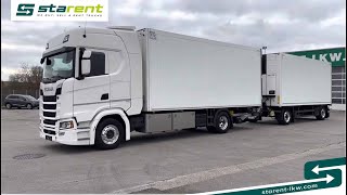 SCANIA SCANIA S410 Kühlkoffer, Ladebordwand + Schmitz Kühlanhänger refrigerated truck for sale + trailer image 4 SCANIA SCANIA S410 Kühlkoffer, Ladebordwand + Schmitz Kühlanhänger refrigerated truck + trailer image 4