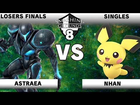 Smashing Grounds 8 - Astraea (Dark Samus) Vs. Nhan (Pichu) - Losers Finals - SSBU