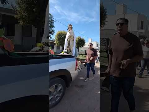 Procesión de la virgen de la Merced en Río Segundo Córdoba ARGENTINA 