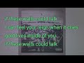 Kendrick Lamar - these walls lyrics