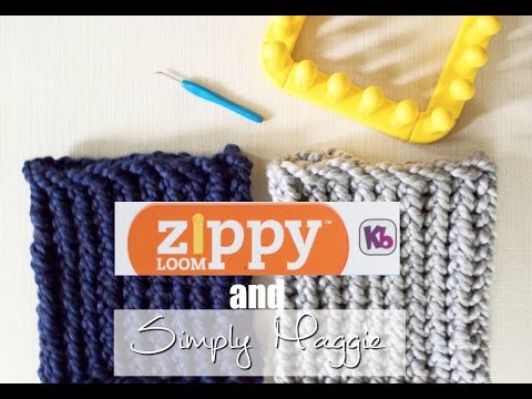 How to Loom Knit a Cowl in 30 Minutes Using Zippy Loom - Simply Maggie