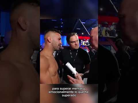Emocionantes palabras de DANA WHITE a HECHER SOSA tras concederle su contrato como luchador UFC