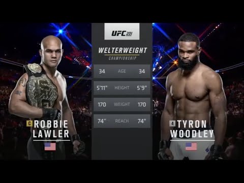 Robbie Lawler vs Tyron Woodley