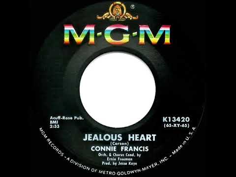 1965 HITS ARCHIVE: Jealous Heart - Connie Francis (mono 45)