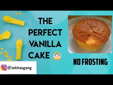 The perfect vanilla cake 🎂|| the yummiest cake || No frosting|| Shrilekha