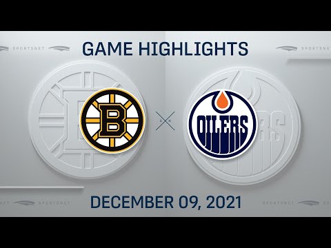 NHL Highlights | Bruins vs. Oilers - Dec. 9, 2021