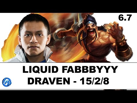 Liquid Fabbbyyy - Draven vs Ezreal - NA Ranked