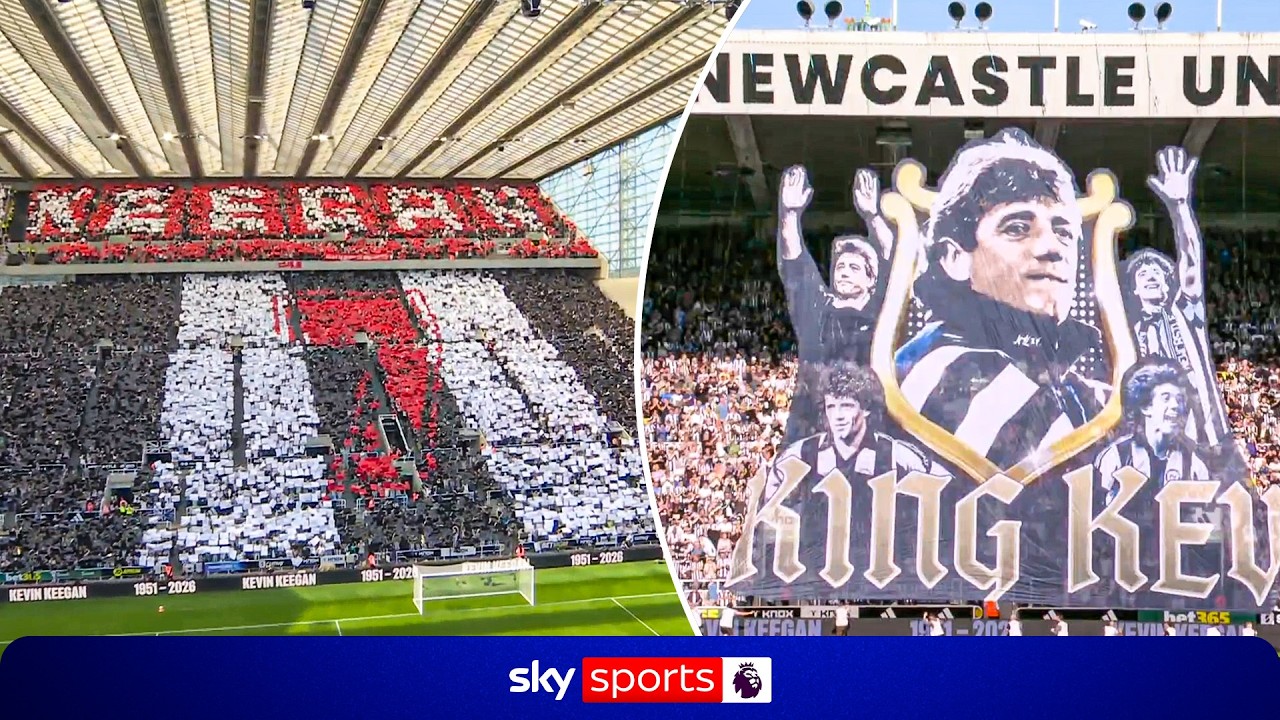 Newcastle and Liverpool pay tribute to Kevin Keegan at St James' Park ❤️