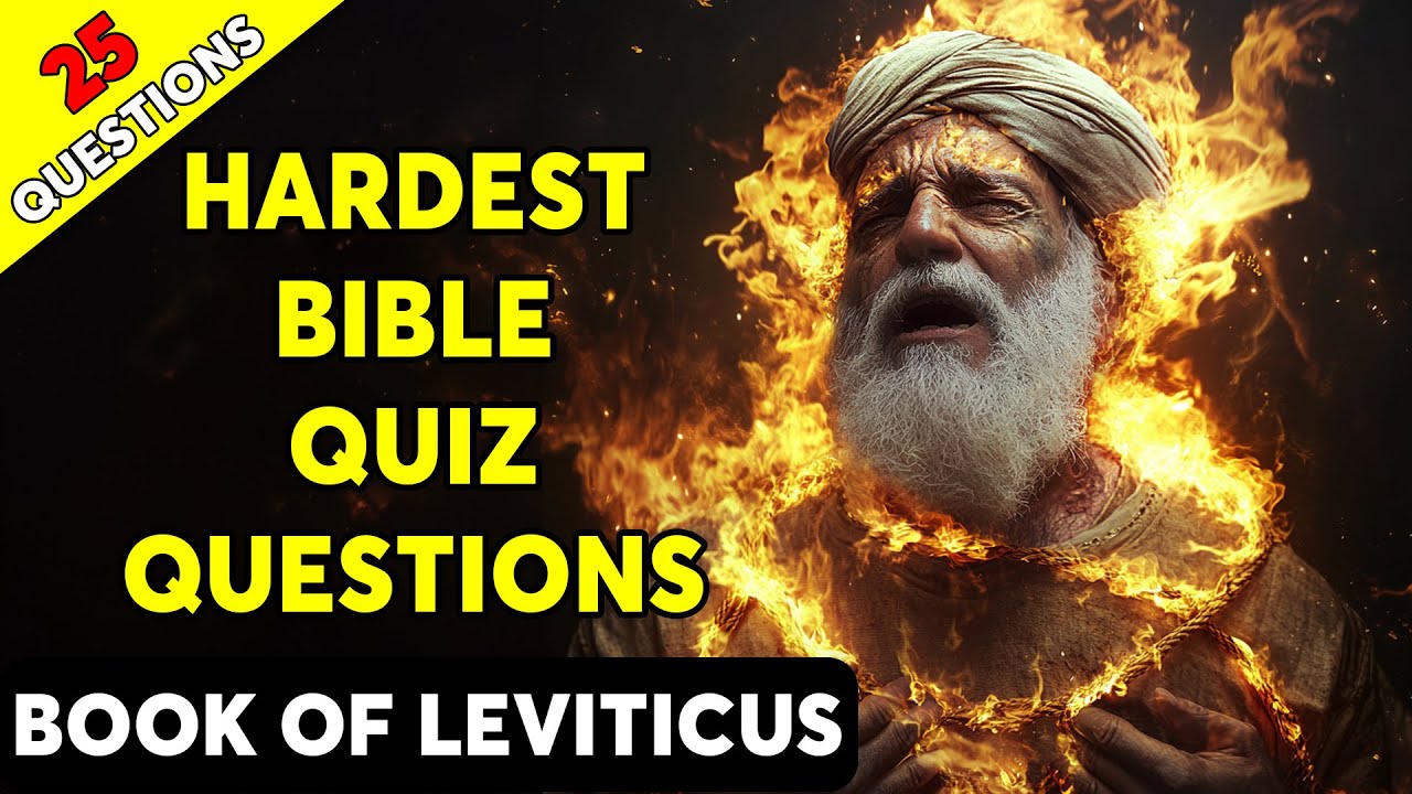 25 Bible Questions About Laws and Rituals in the Book of Leviticus to Test Your Knowledge