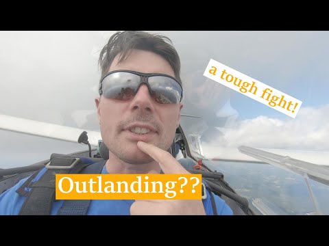 Do we have to outland? Gliding into the Austrian Alps and getting low!