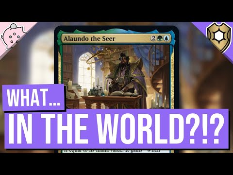 What in the World?!? | Alaundo the Seer | Commander Legends Baldur's Gate Spoiler | MTG