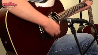 Video thumbnail for J-45 Flamed Maple Tranparent Brown at The Fellowship of Acoustics by The Fellowship of Acoustics