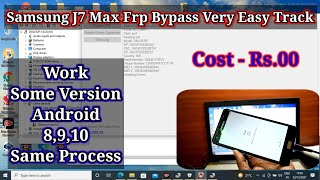 Samsung J7 Max Frp Bypass Very Easy Trick 2022 || Samsung Frp Bypass Tool 2022 #samsungfrp