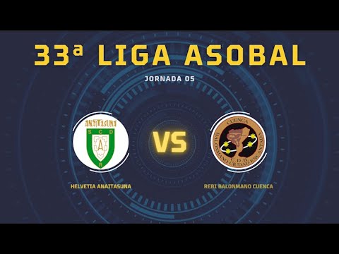 33ª Liga ASOBAL J05: Helvetia Anaitasuna - Rebi Balonmano Cuenca 26-27