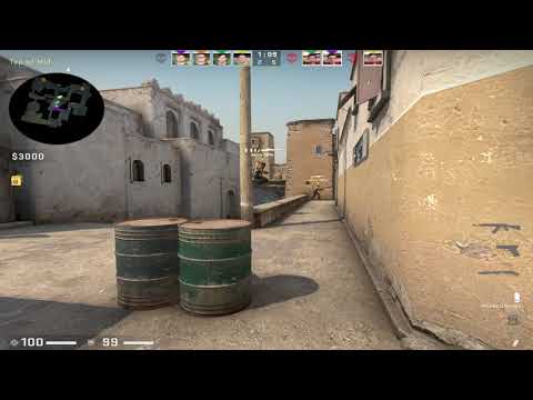 CS:GO POV Gambit Ax1le (23/17) vs NAVI - DUST2 @ BLAST Premier Spring Final 2021