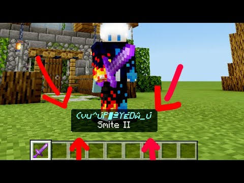 SNIPER X - how to get glitch or  cursed text on your items in minecraft_pe