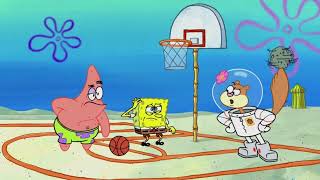 Sandy dunks on Patrick and SpongeBob 😱