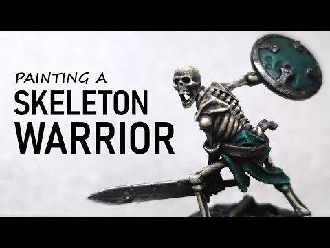 Painting a SKELETON WARRIOR!