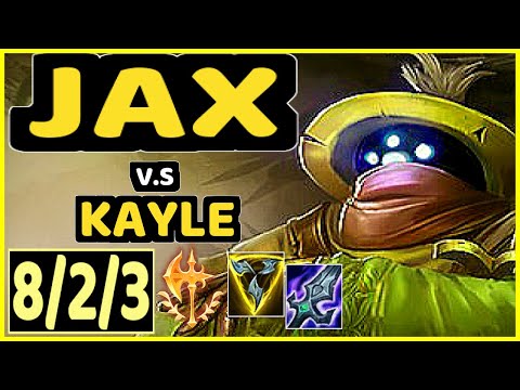 ALPHARI (JAX) vs KAYLE - 8/2/3 KDA TOP GAMEPLAY - EUW Ranked GRANDMASTER