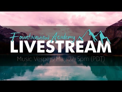 LIVE Music Vespers | May 22, 2020