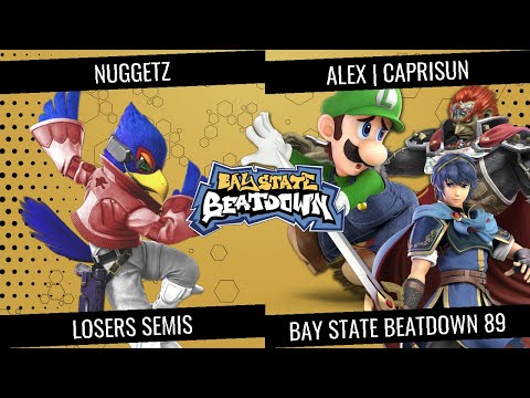 Bay State Beatdown 89 HDR - Nuggetz (Falco) vs Caprisun (Luigi, Ganondorf, Marth) - Losers Semis