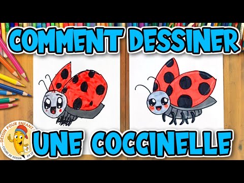 Apprendre à dessiner une COCCINELLE