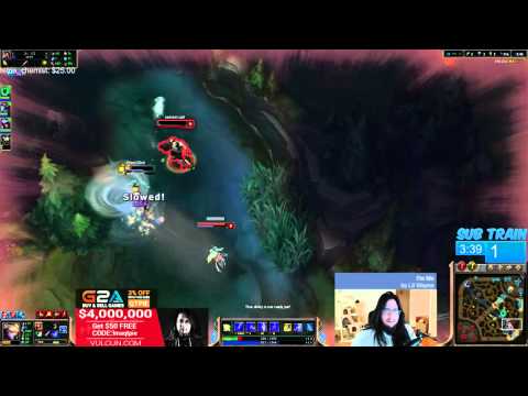 Imaqtpie missing every skillshot on Ezreal :)