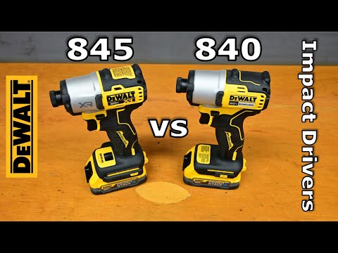 Dewalt Impact Driver Comparison Part 3 - DCF840 vs DCF845