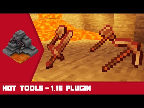 Hot-Tools Plugin | Heat up your tools to use new features! | Minecraft 1.16