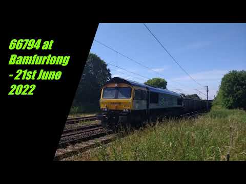 66794 at Bamfurlong - 21st June 2022