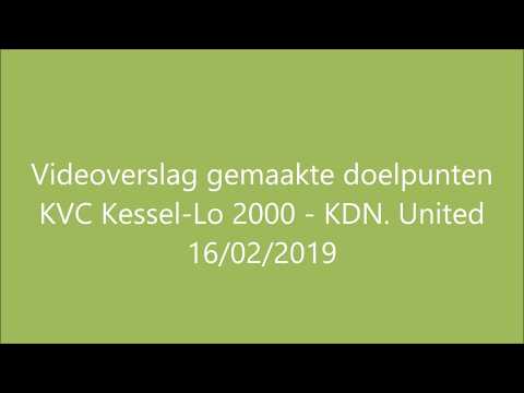 Videoverslag gemaakte doelpunten KVC Kessel-Lo 2000 - KDN. United.