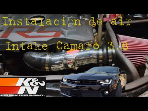 Le instalamos un air Intake Camaro 3.6 K&N + HP