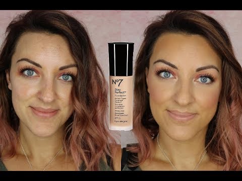 No 7 Stay Perfect foundation review and demo