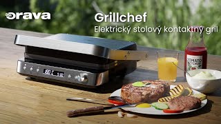 Elektrický kontaktný gril Grillchef-4, 2000W, Orava