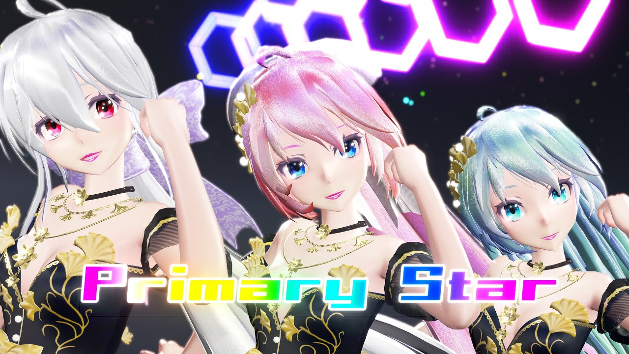 [#MMD] Primary Star Tda Luka , Miku and Haku