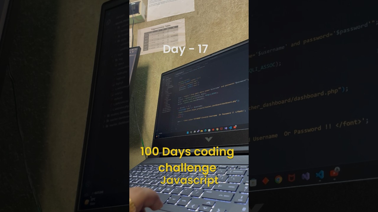 Day-17 || Javascript 100days coding challenge #shorts #shortsvideo #trend #trending