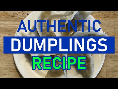 Recipe for How to Make Authentic Dumplings (Jiaozi) - Easy and Makes a Ton!