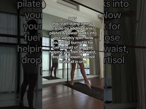 You Add Zone 2 Cardio with Pilates & Power Walks — Here’s What Happens ✨🔥