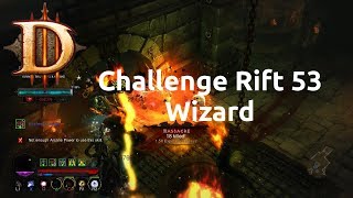 Diablo 3 - Challenge Rift - Challenge 53 - Wizard - Failure