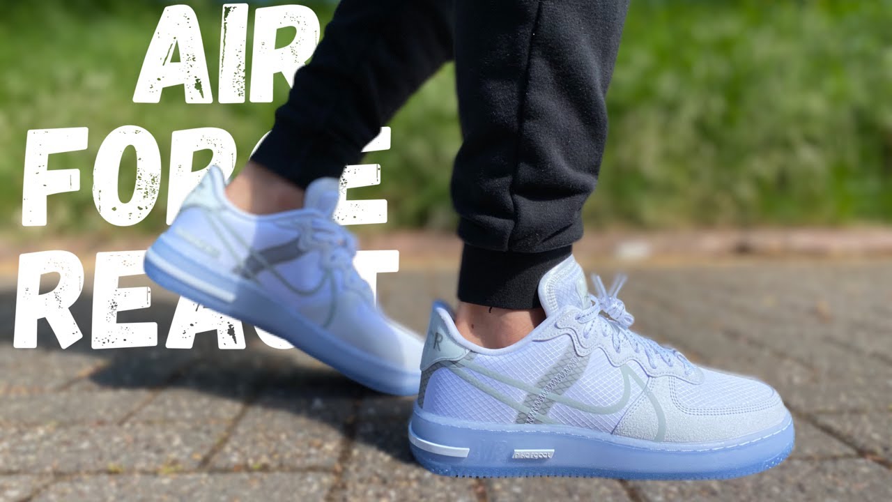 AIR FORCE 1 REACT QS WHITE ICE REVIEW | CLASSIC STYLE, NEW COMFORT