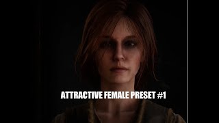 Red Dead Online Female Preset Sliders