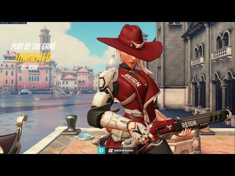 Overwatch Dafran Showing His Godlike Level Ashe Gameplay Skills -POTG-