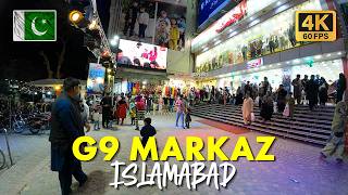 🇵🇰 G9 Markaz Islamabad: Walking Tour of Karachi Company, Food Street, and Landa Bazar in 4K