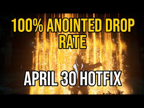 100% ANOINTED DROPRATE + MORE LEGENDARIES! // Borderlands 3 April 30 Hotfix Notes Review