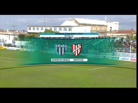 Fútbol en vivo. Juventud Unida - Instituto. Fecha 14 Torneo de Primera B Nacional. FPT.