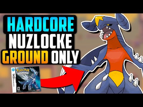 CAN I BEAT A POKÉMON DIAMOND HARDCORE NUZLOCKE WITH ONLY GROUND TYPES!? (Pokémon Challenge)