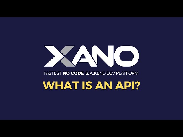 What is the API?