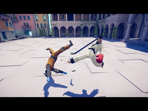 BRO TAEKWONDO CHAMPION vs MODERN FACTION - TABS - Totally Accurate Battle Simulator