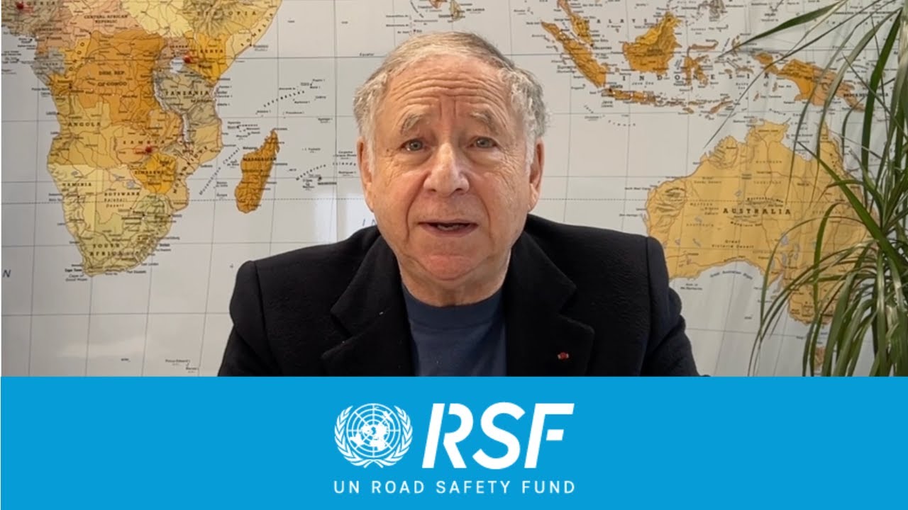 Jean Todt, the United Nations Secretary-General's Special Envoy for Road Safety