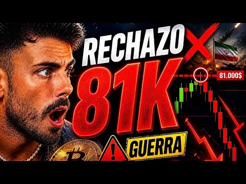 BITCOIN RECHAZADO EN 82.500$ 🚨 SE VIENE EL DESPLOME?